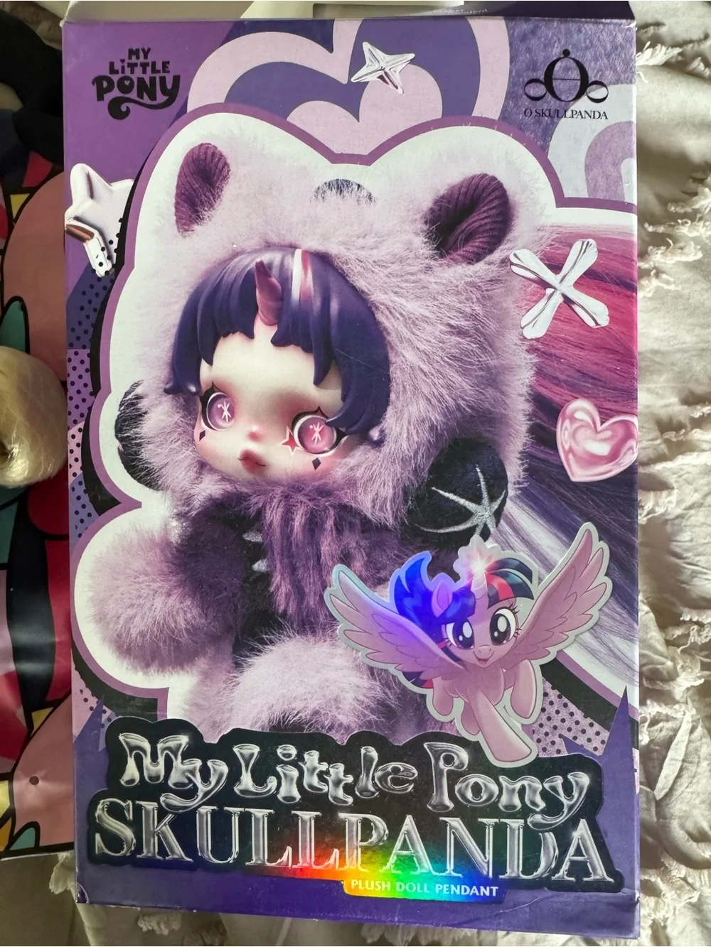 Skullpanda x My Little Pony Twilight Sparkle Plush Doll Pendant Pop Mart Rare